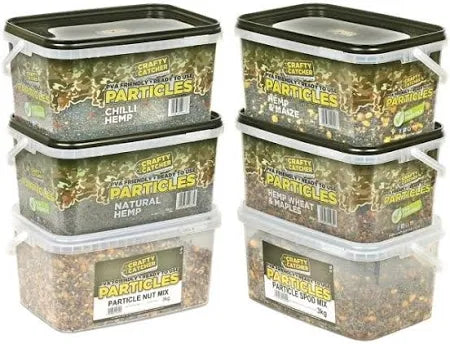 Crafty Catcher 3kg PVA Friendly Particle Bucket - Hemp, Maize, Tigers, more