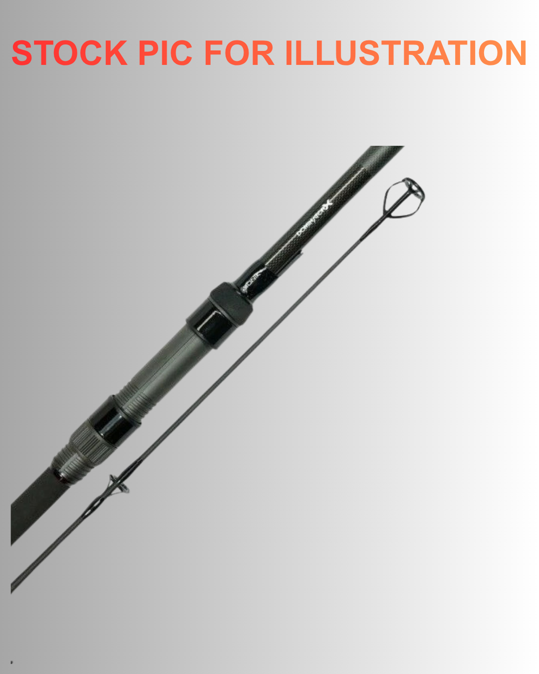 Pair of Sonik Dominator Carp Rods 12ft 3.25lb TC - 50mm Guides - VGC - 1k Wrap