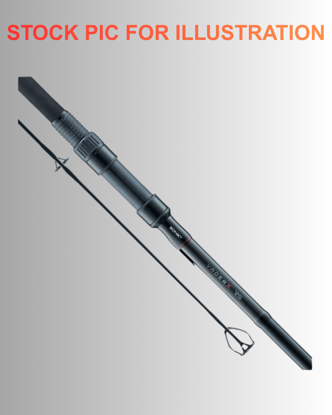Sonik Vader X RS S+M Hybrid Spod & Marker Rod 12ft - VGC - Used Fishing Tackle