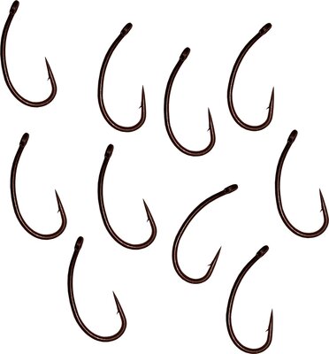 Carp On Teflon Coated Carp Fishing Hook Range - All Patterns, Sizes, Colours
