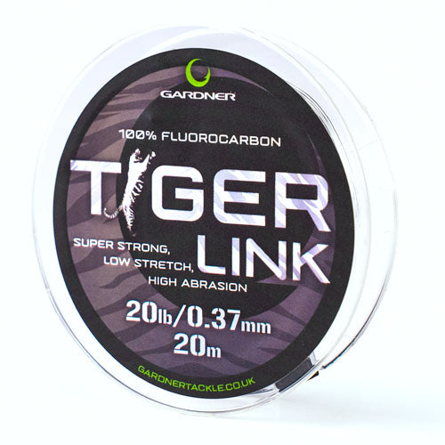 Tiger Link Premium Carp Fishing Fluorocarbon Hooklink 20lb 25lb 35lb