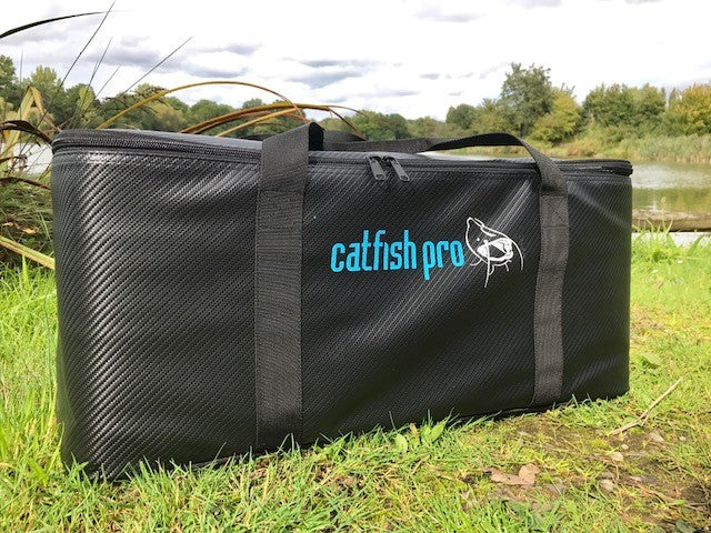 Catfish-Pro Waterproof Carryall Carbon Effect Large Tackle Bag 60x26x26cm CP53