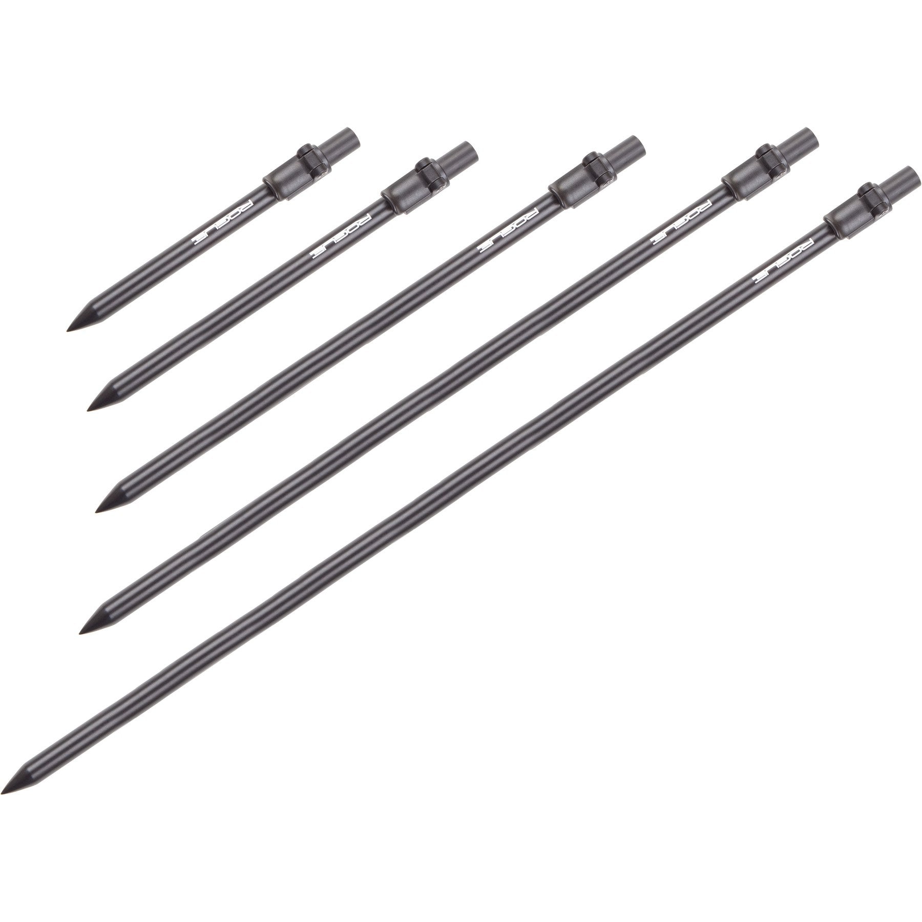 Lightweight Black Aluminium Bank Stick Range - Carp Fishing | Specimen | Rod Rest
