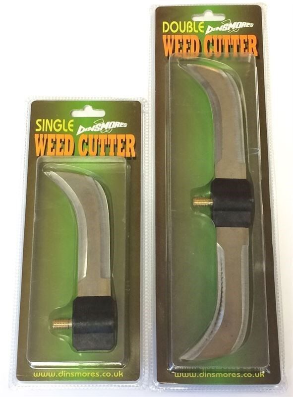 Dinsmores Weed Cutter Single Double Blade Bank Weed Rake Coarse Fishing Tackle